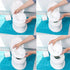 ToyLet Toilet Training Potty for Baby or Toddler with Comfy Toilet seat, Cover, flushable Wipes Storage & Paper roll