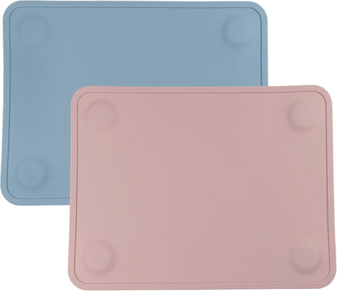 WeeSprout Silicone Suction Placemats for Babies, Toddlers & Kids, Durable Food Grade