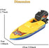 Sailboat Wind-up Ship Toy - Speed Boat Jet Ski Motorboat Pull & Go Amphibious Yacht Tub Toy for Kids (Speed Boat)
