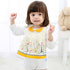 GZMM 3-Pack Baby Girl's Bibs Dress, Waterproof Burp Cloths with Adjustable Snaps