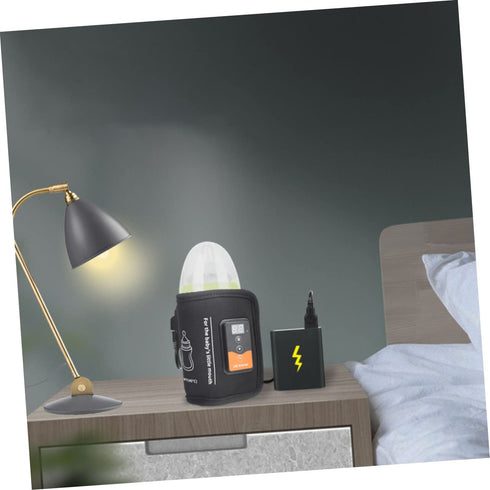 Toyvian Portable Milk Bottle Warmer with Digital Display - Ideal for Travel and Daily Feeding