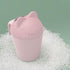 Surakey Baby Rinse Cup Hair Washing Shower Bath Cartoon Cat Silicone Soft Adjustable Visor Head Protector Shampoo Spoon