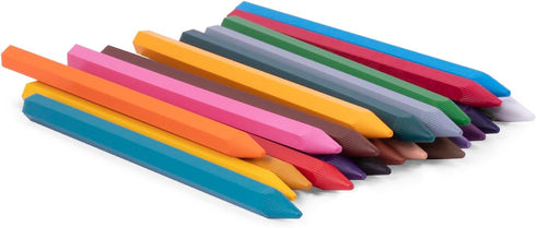 Set 24 Jovi Plastic Hexagonal Crayons;