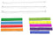 Didax Educational Resources Fraction Tile Line Set - Multi, 9.5 x 12.5 x 4 inches, Count of 10