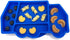Garbage Truck Kids Plate Suction for Baby and Toddler, Divided Dinnerware Set, Blue
