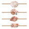 cherrboll 4pcs Baby Girl Flower Headbands, Super Soft & Stretchy Nylon Floral Hairbands for Newborns
