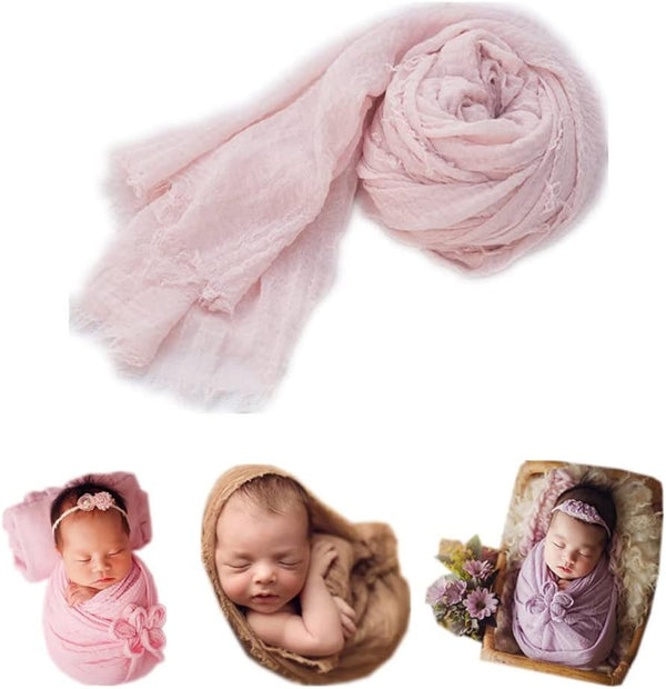 Coberllus Newborn Baby Photography Props Blanket Ripple Swaddle Wrap for Boy Girls