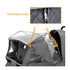 Lydomie Rain Cover for Stroller Winter, Universal Double Stroller Rain Cover Front Back, Double Stroller Cover for Rain