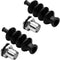 Heyiarbeit 42mm RC Boat Waterproof Push Rod Rubber Seal Bellow with Aluminum Mount, 2pcs
