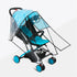 Stroller Rain Cover Universal Stroller Accessory Clear Windproof Waterproof Baby Travel Weather Shield Raincoat Protect from Rain Wind Dust Snow with Side Flaps for Ventilation
