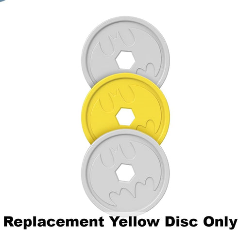 Imaginext Replacement Part DC Super-Friends Bat-Tech Batbot Playset - Replacement Yellow Disc