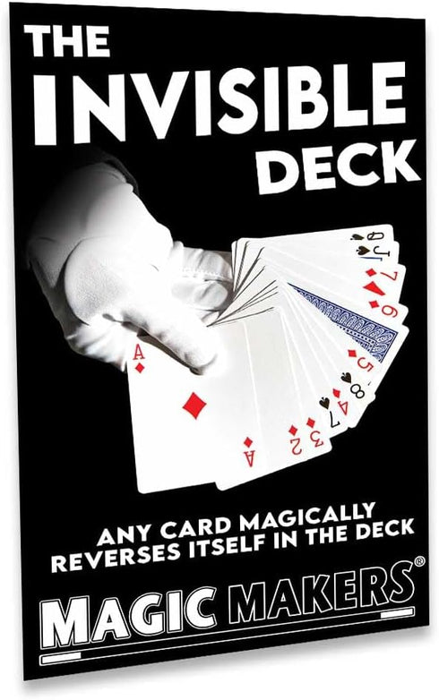 Invisible Deck Magic Trick, Available in Red or Blue