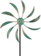 Outdoor Metal Wind Spinners, Garden Pinwheels Waterproof Sculptures, Small Windmills for Yard Decor