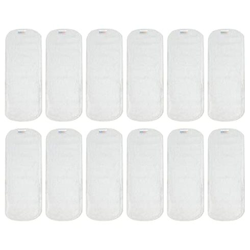 ALVABABY 12PCS Newborn Cloth Diaper Insert,Less Than 12pounds 3-Layer Microfiber Insert 12ST