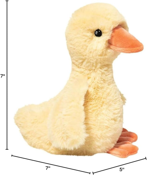 7.5 -Inch Douglas Dennie Duck Plush Stuffed Animal Toy Mini Soft Plush Duck Tall