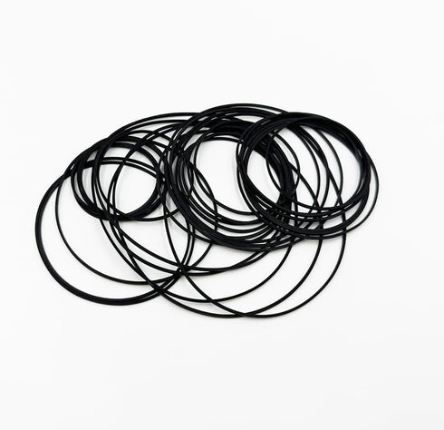 URIMPAVIDO 28PCS Pulley Belts Engine Drive Belt Rubber Transmission Belt for RC Car Robot DIY Model Toy Accessories