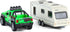 Metanyl 2 1 Playset 1/36 Pickup Truck Trailer Towing Toy Camper in RV Motorhome Toys for Boys Diecast Model Car Metal