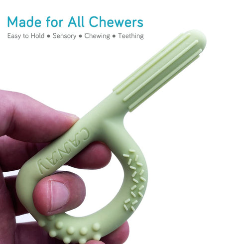 Xtra Tough Hand-Held Sensory Chew Toys for Autistic Children, 3 Pack, Oral Motor Stimulation