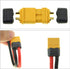 Amass 20 Pair XT60H Bullet Connector Plug, Upgraded XT60 Sheath Female & Male Gold Plated for RC Parts