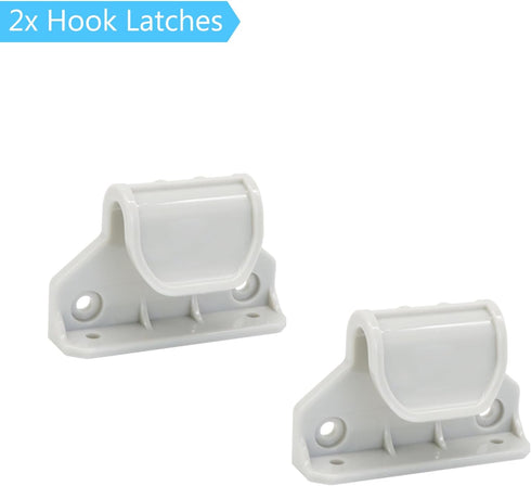 Extra Long Baby Gate Replacement Parts Kit - Retractable Baby Gates Extra Wide Dog Gate Accessories (Light Gray)