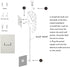 AizzKry 6FT E26 Bulb) Plug In Wall Sconce Stars and Moons Kids Wall Lamp, Nursery Baby Room Wall Light with Plug