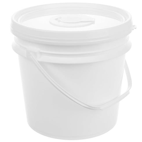 IMIKEYA Empty Wipes Bucket with Lid and Handle, Heavy Duty Refillable Wipes