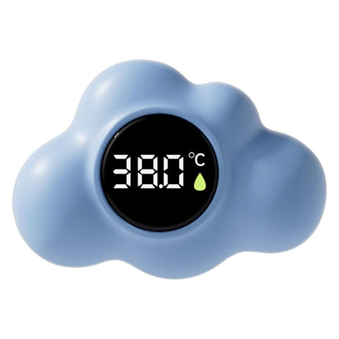 Generic Bathtub Temperature Gauge - Waterproof Floating Sensor Water Thermometer Meter | Cloud Shape Bathtub Digital
