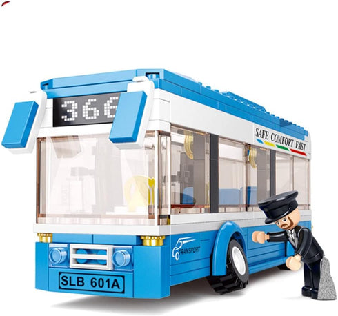 Building Toys for Kids, School Bus Building Blocks Toy Set, Educational Building Toys for Ages 6+