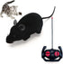 Giveme5 Remote Control Fake Rat Realistic Mouse Cat Toy, Interactive Toy Figures for Cats, Black