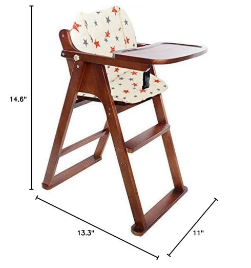 5 1 Set Star Baby High Chair Seat Cushion Liner Pad Cover Mat and Point Harness Straps