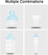 Manwetye 2 5 PCS Layers Baby Milk Powder Pots, Formula Dispenser Portable Milk Powder Formula Dispenser Container Pot