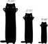 Long Black Cat Plush Body Pillow - 35.43'' Kawaii Black Cat Plush Kitten Sleeping Pillow Gift for Kids Girlfriend