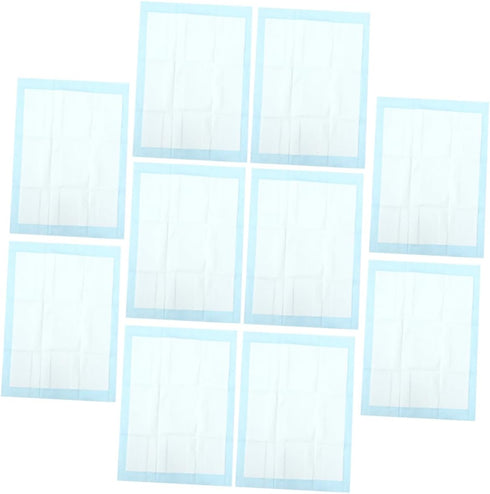 VICASKY 10pcs High Absorbent Disposable Changing Pad for Leak Non-Slip Design Extra Thick