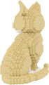 Set, 3D Kit,924 KLJM-05 Larcele Cat Micro Building Blocks Animal DIY Mini Building Toy Bricks Pieces (Golden Shorthair)