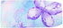 Datura home Set, 3-Piece Crib Bedding Nursery Crib Bundle with Comforter, Crib Sheet & Skirt, Watercolor Butterfly