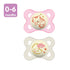 MAM 0-6 Pack, 6 Count Original Night Pacifiers Months, Best for Breastfed Babies, Glow in The Dark, Unisex, Value