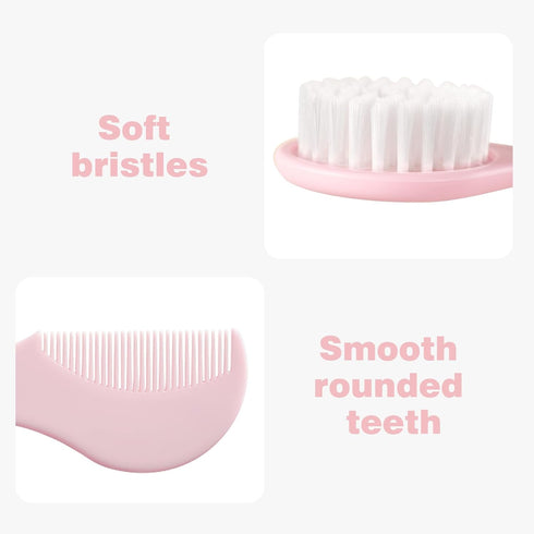 Set Set Set Baby Hair Comb Soft Baby Hair Brush Baby Comb Hair Comb Newborn Baby Hair Brush and Comb Baby Care Hair