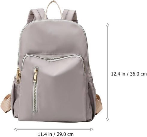 ELEOUTI Backpack Backpack Diaper Bag with Insulated Bottle Pouch and Stroller Straps for Moms, Large Capacity