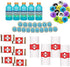 Birthday Party Supplies for Game Fans: Video Game Party Decoration with 24 Chug Jug Bottle Labels & 42 Stickers