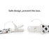 4 Pack PandaEar Baby Pacifier Clips Solid Color, Universal Holder Leash for Boys and Girls, Teething Toys Teethers