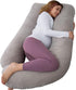 60 Inch Pregnancy Pillows for Sleeping, Extra Large U Shaped Body Pillow,
