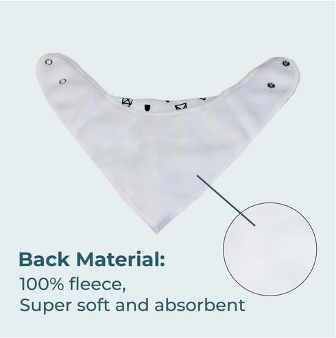 Bandana Bib Scarf Gift Set for Teething, Drooling, and Feeding Baby Bibs, Pack of 8 Bibs