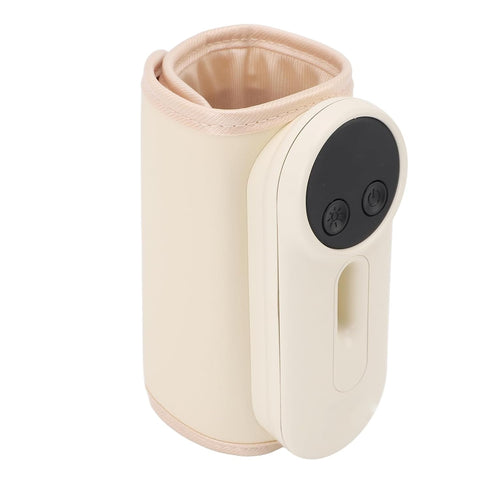 LAISANIM Portable Baby Bottle Warmer for Travel - USB Rechargeable, Silent Heating, Dual Lithium Ion Batteries