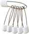 70PCS 2-Inch Plastic Safety Pins, Stainless Steel No Rust Safety Locking Baby Cloth Diaper Nappy Pins