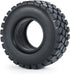 RCLIONS 4pcs Rubber Micro 1" RC Wheel Tires with Foam Insert for 1/24 Axial SCX24 AXI00001 AXI00002 Deadbolt