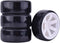 RC Plastic Wheel and Tire Set, 63mm Hard Tyres for 1/10 Drift Car, Traxxas HSP Tamiya HPI Kyosho On-Road