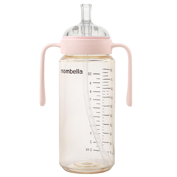 Mombella Classic 2 in 1 Baby Bottle & Straw Cup with Handle,