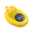 Generic Cartoon Duck Temperature Meter, 10x7.5x6.4cm, Magnetic Rechargeable Digital Display, PVC Waterproof Sensor,