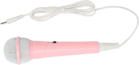 Tbest Kids Wired Microphone, Portable Singing Mic with 3.5mm Plug for Karaoke Family Parties