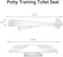 R&T Potty Training Seat for Boys and Girls, Fits Elongated Toilets, Anti-Slip Rubber and Splash Guard, Easy for Toddler